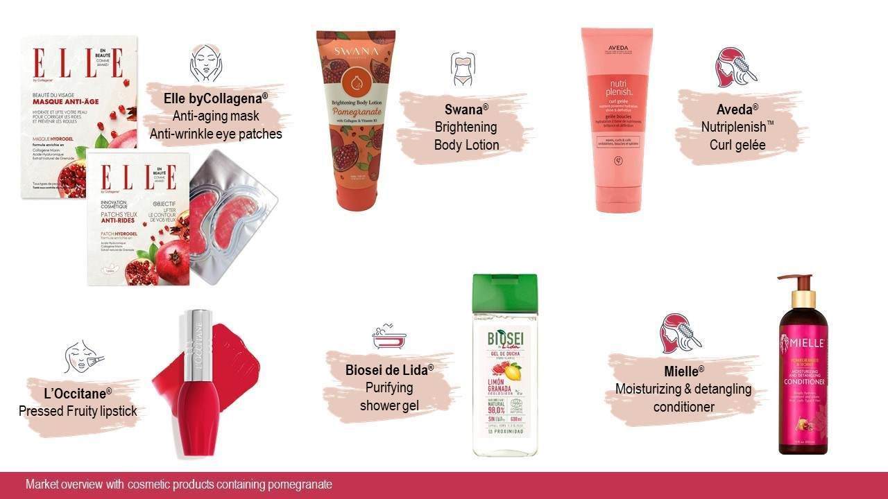 Pomegranate based personal care products
