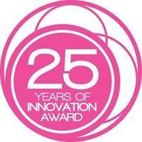 Matrixyl 25年创新奖粉色圆圈标志