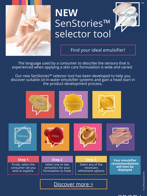 SenStories selector tool infographic